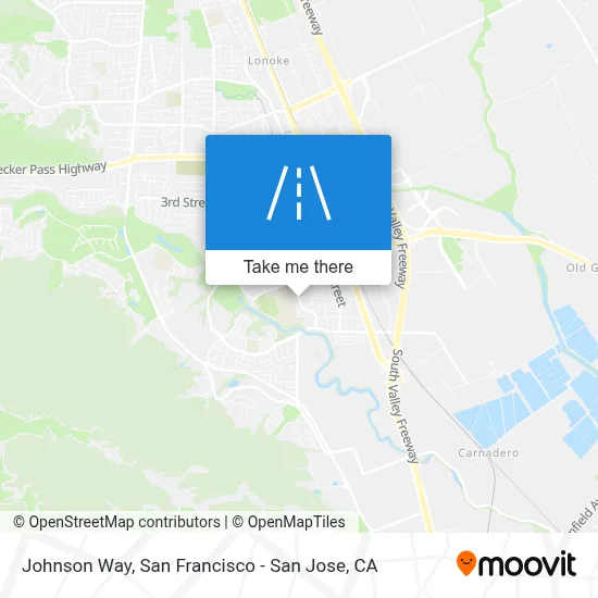 Johnson Way map