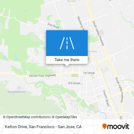Mapa de Kelton Drive