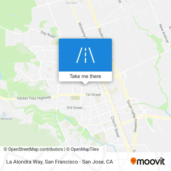 Mapa de La Alondra Way