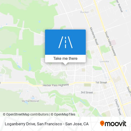 Mapa de Loganberry Drive