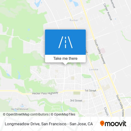 Mapa de Longmeadow Drive