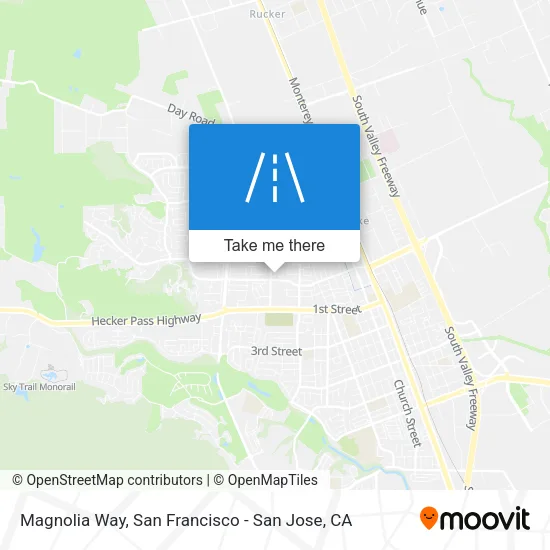 Mapa de Magnolia Way