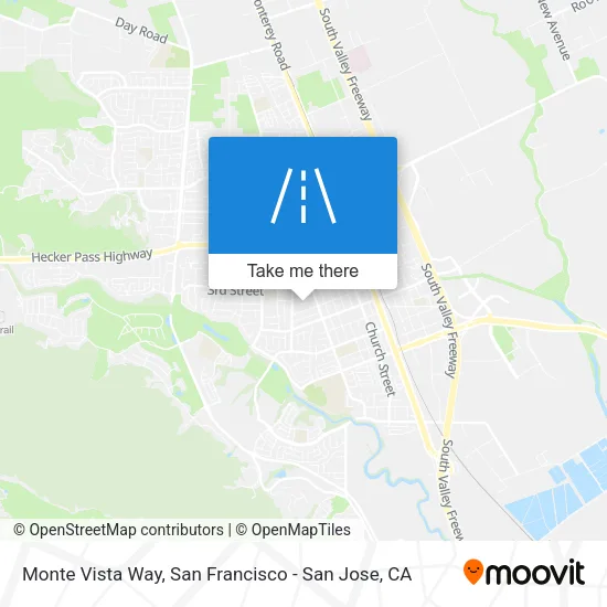Mapa de Monte Vista Way