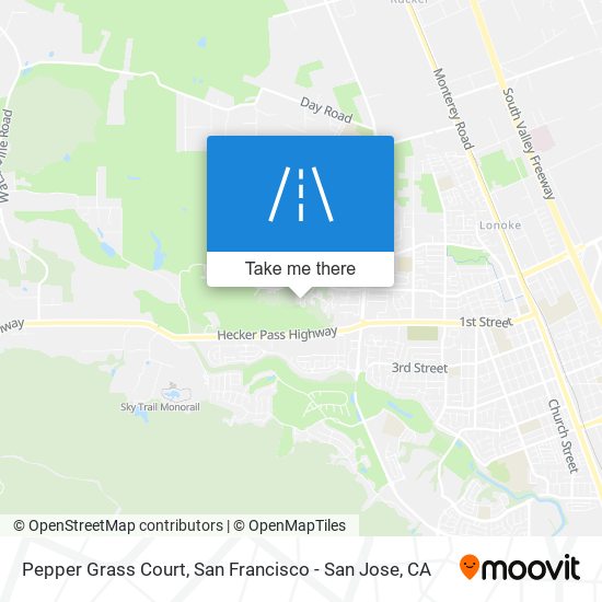 Mapa de Pepper Grass Court