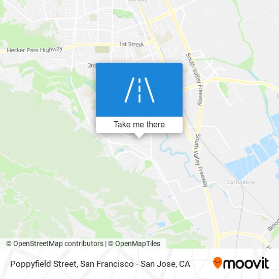 Poppyfield Street map