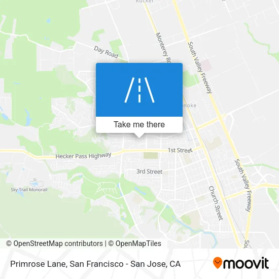 Mapa de Primrose Lane