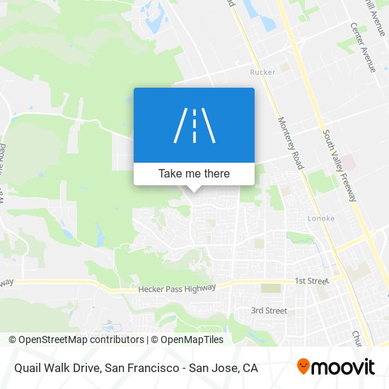 Quail Walk Drive map