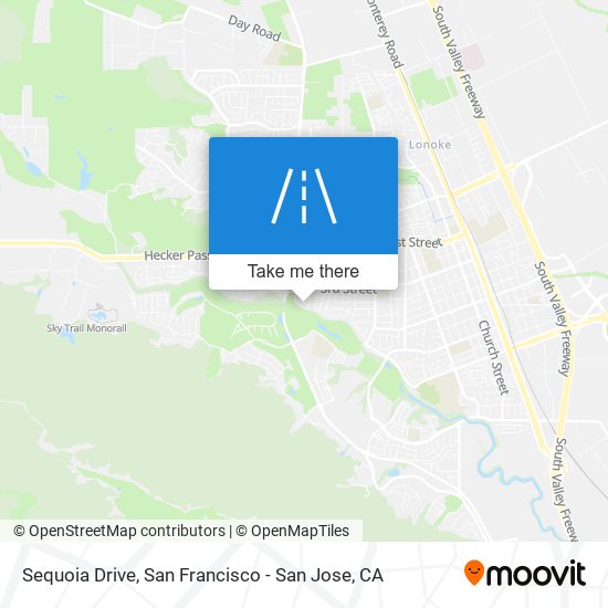 Mapa de Sequoia Drive