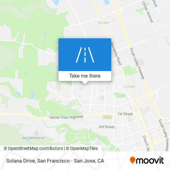 Solana Drive map