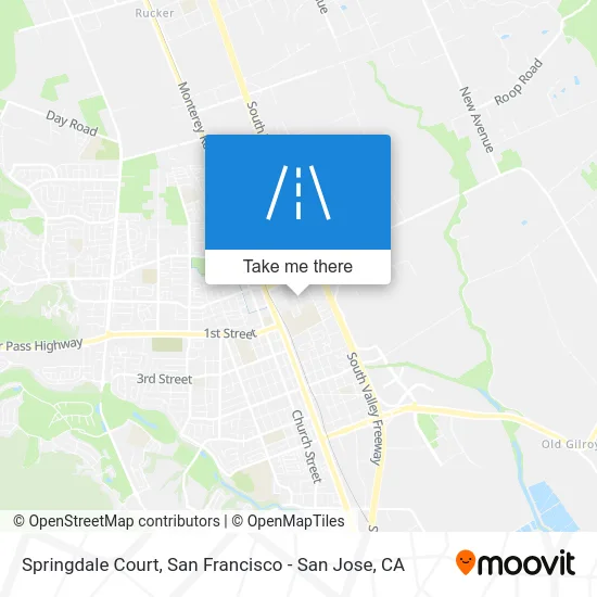 Springdale Court map