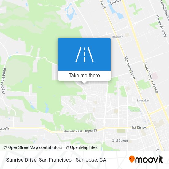 Mapa de Sunrise Drive