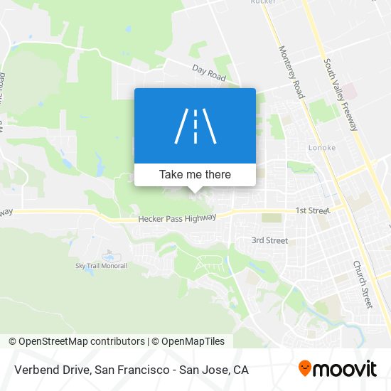 Verbend Drive map