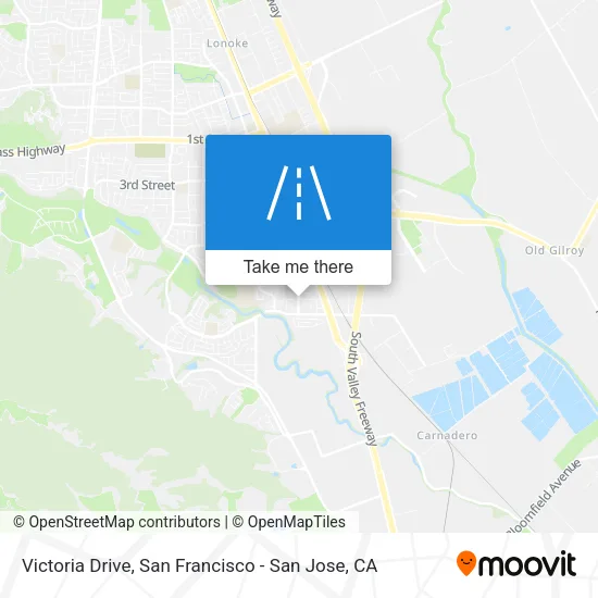 Mapa de Victoria Drive
