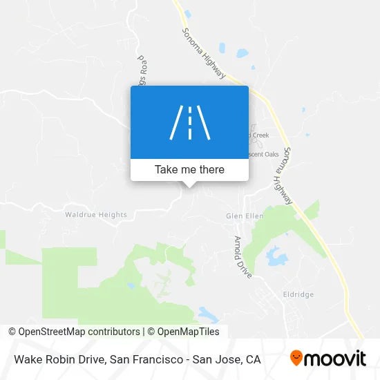 Wake Robin Drive map