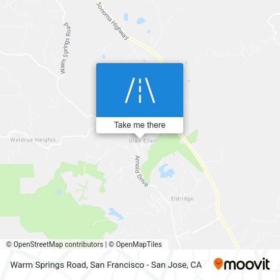 Mapa de Warm Springs Road