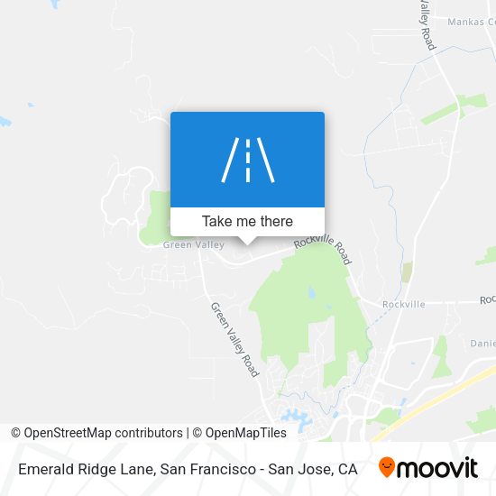 Emerald Ridge Lane map