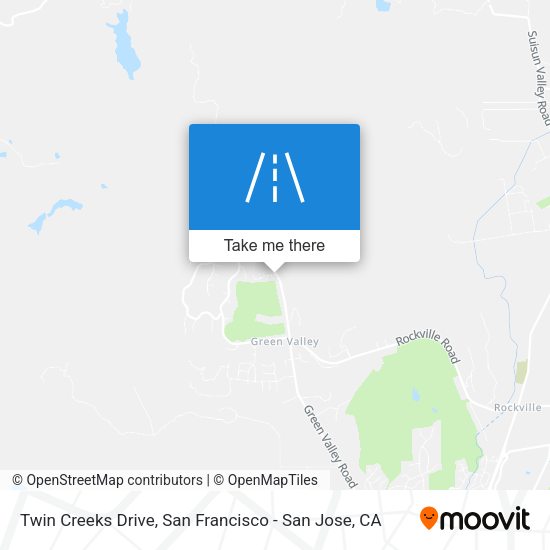 Twin Creeks Drive map