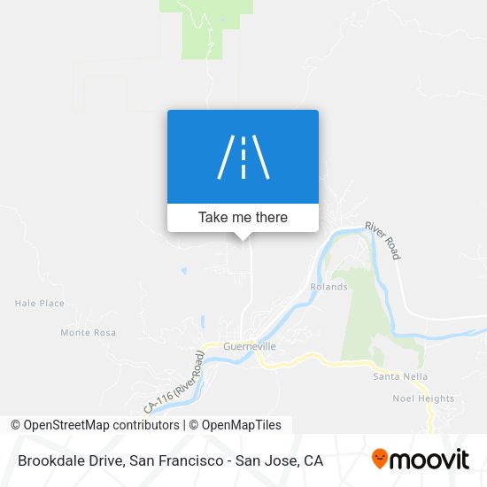 Mapa de Brookdale Drive