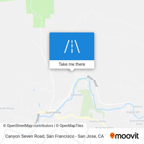 Canyon Seven Road map