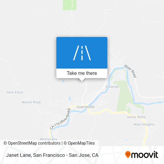 Mapa de Janet Lane