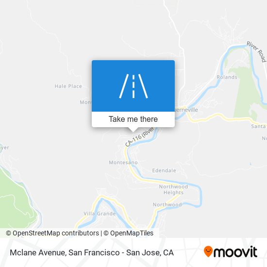 Mclane Avenue map