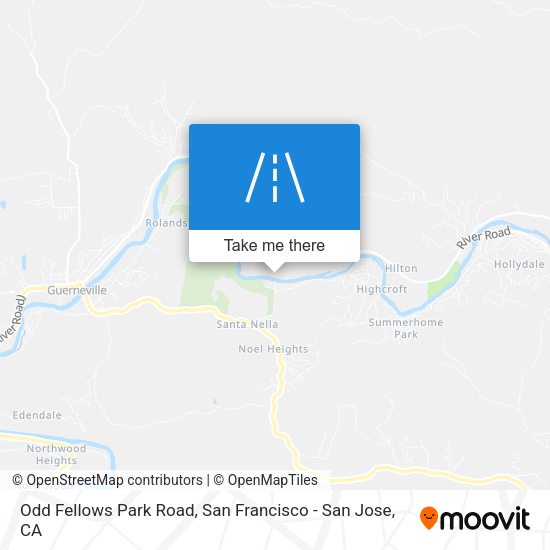 Mapa de Odd Fellows Park Road