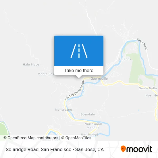 Mapa de Solaridge Road