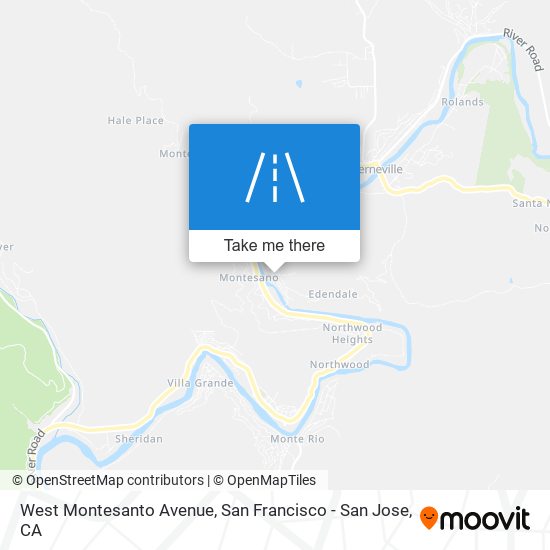 West Montesanto Avenue map