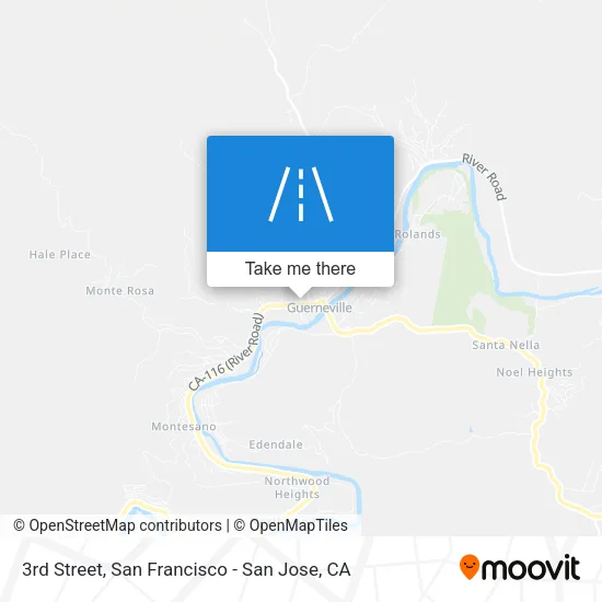 Mapa de 3rd Street