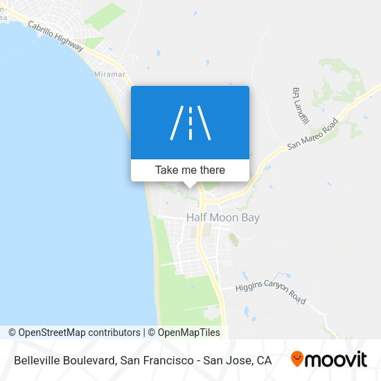 Belleville Boulevard map