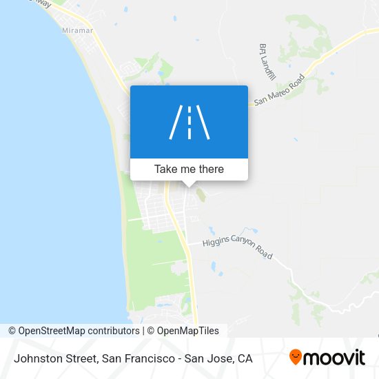 Mapa de Johnston Street