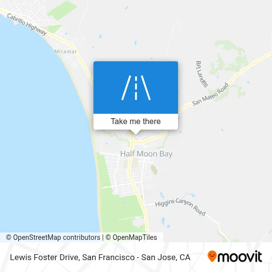 Lewis Foster Drive map