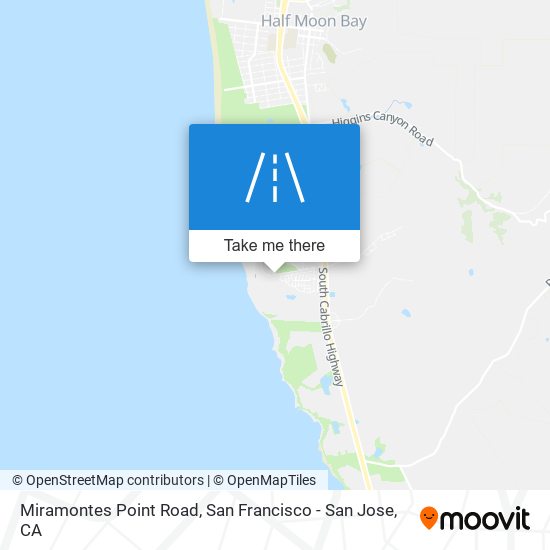 Mapa de Miramontes Point Road