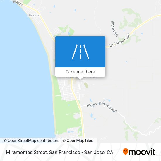 Mapa de Miramontes Street
