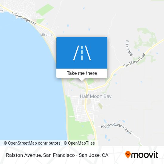 Mapa de Ralston Avenue