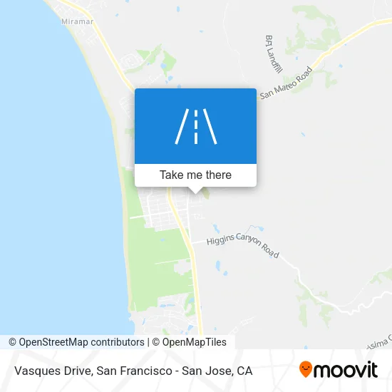 Vasques Drive map
