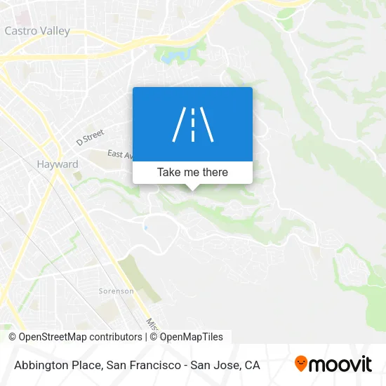 Abbington Place map