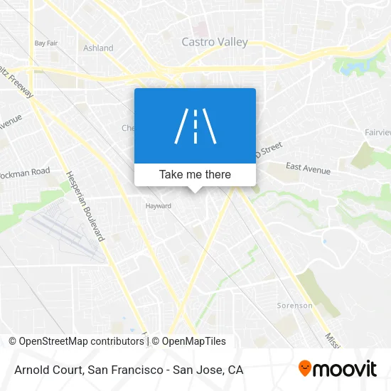 Mapa de Arnold Court
