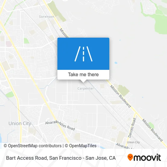 Bart Access Road map