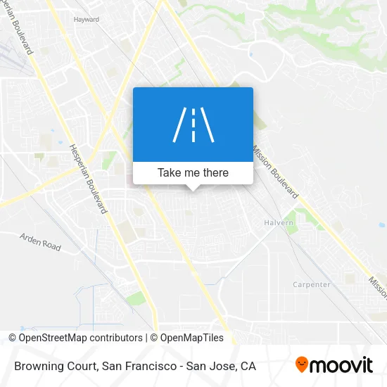 Browning Court map