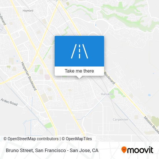 Mapa de Bruno Street