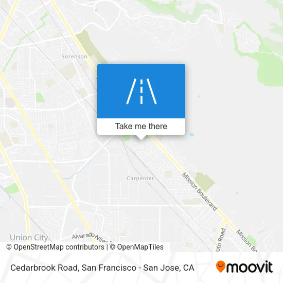 Mapa de Cedarbrook Road