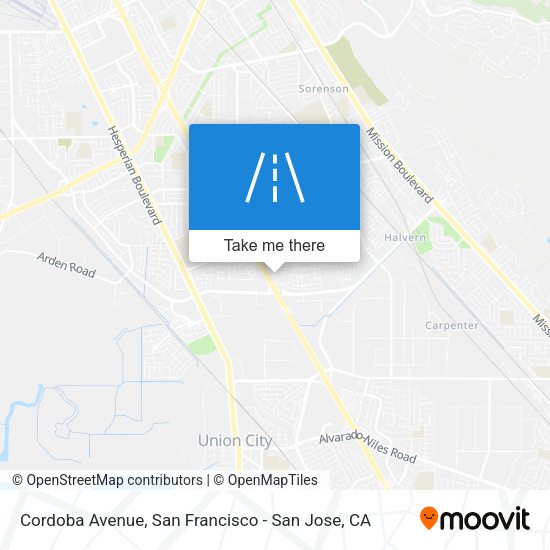 Mapa de Cordoba Avenue