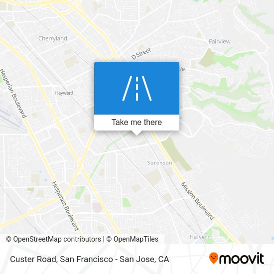Mapa de Custer Road