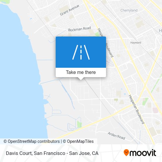 Mapa de Davis Court