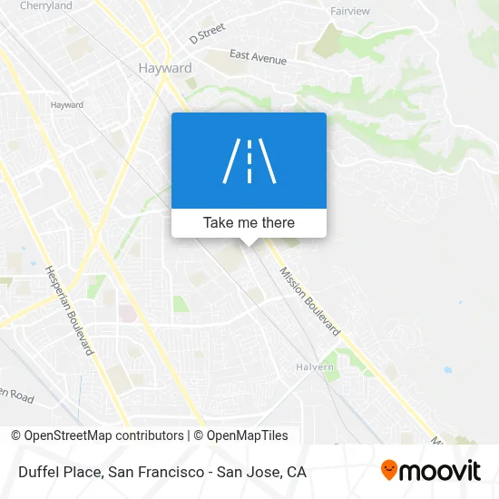 Duffel Place map