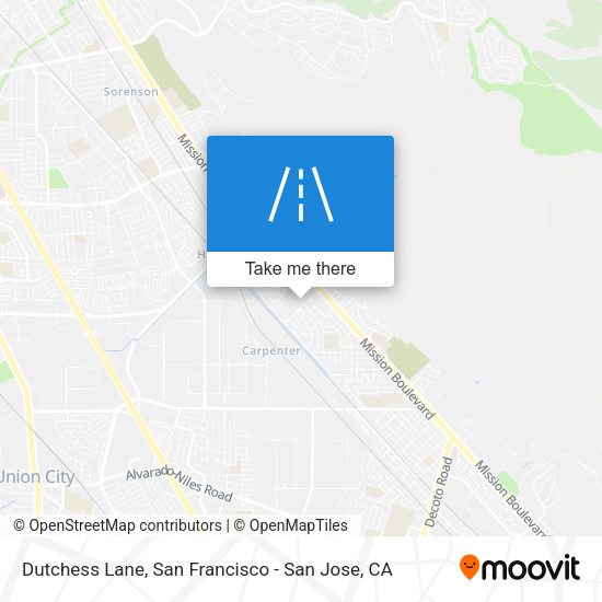 Mapa de Dutchess Lane