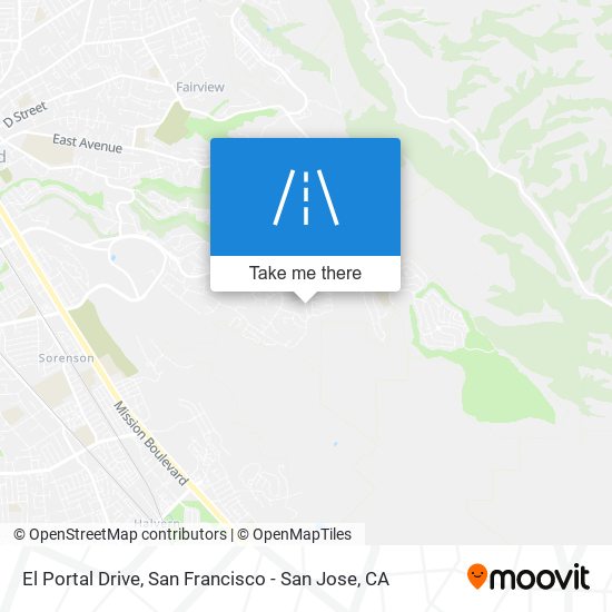 Mapa de El Portal Drive