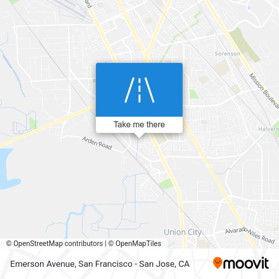Mapa de Emerson Avenue