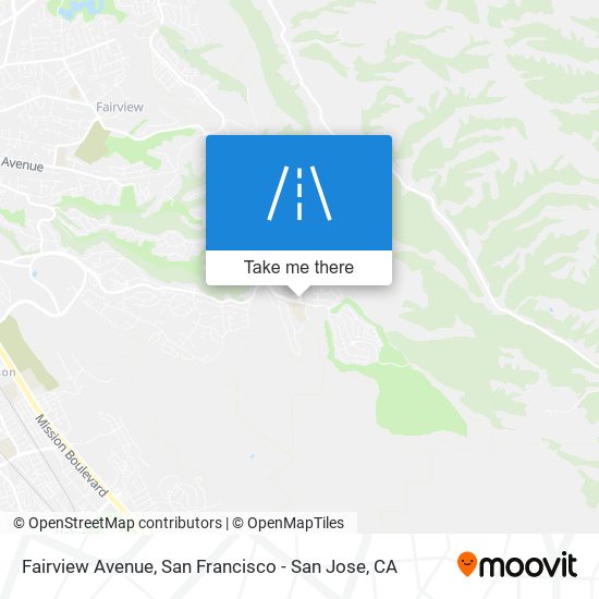 Mapa de Fairview Avenue